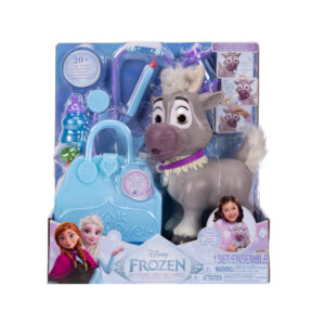 Frozen-elokuvan teemainen lelupakkus.